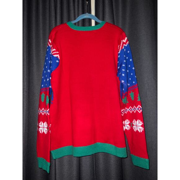 Ugly Christmas Sweater Xmas Size Large - Picture 3 of 3